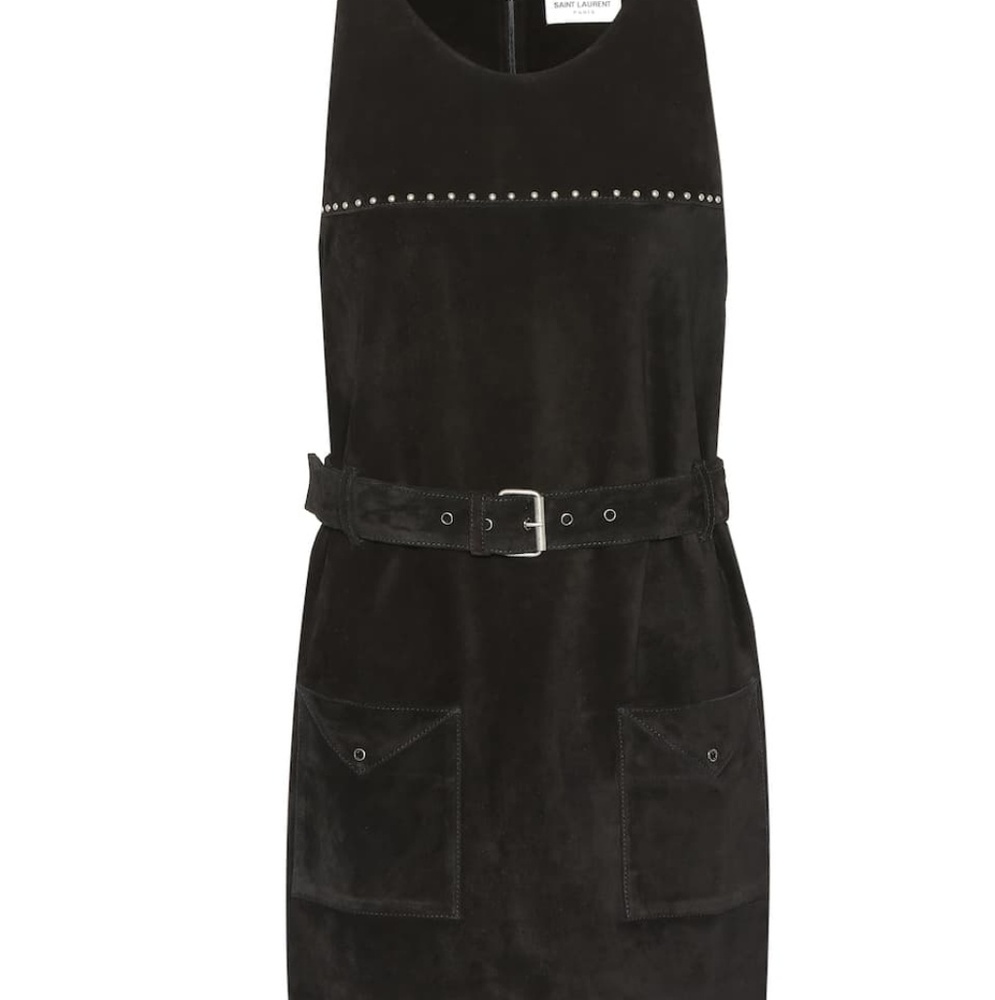 Size 2 Saint Laurent studded mini dress